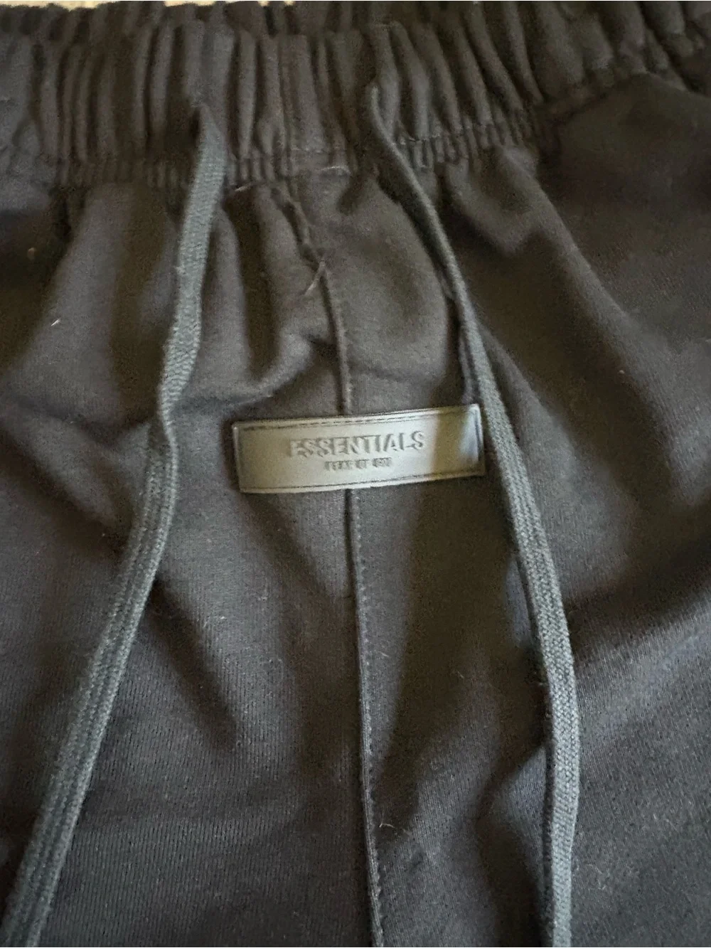 Essentials Men’s Black Athletic Drawstring Shorts
